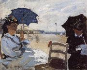 Claude Monet The Beach at Trouville France oil painting artist